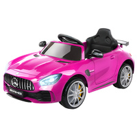 Kids Ride On Car MercedesBenz AMG GT R Electric 12V Pink