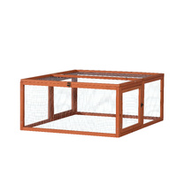 YES4PETS 120cm Chicken Coop Run Guinea Pig Cage Villa Extension Rabbit Hutch House Pen