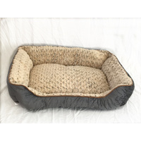 Large Washable Soft Pet Dog Cat Bed Cushion Mattress-Grey