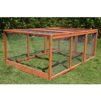 YES4PETS Large Chicken Coop Run Guinea Pig Cage Villa Extension Rabbit Hutch House Pen