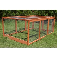YES4PETS Large Chicken Coop Run Guinea Pig Cage Villa Extension Rabbit Hutch House Pen