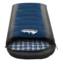 Weisshorn Sleeping Bag Single Thermal Camping Hiking Tent Blue -20°C