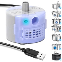 YES4PETS Cat Water Fountain Pump DR-DC Replacement Pump for Pet Water Fountain