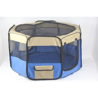 Small Blue Dog Cat Puppy Rabbit Guinea Pig Cage Cat Soft Playpen