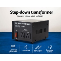 Giantz Step Down Transformer 200W 240V TO 110V Stepdown Voltage Converter AU-US