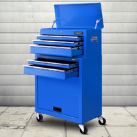 Giantz 7 Drawer Tool Box Cabinet Chest Trolley Toolbox Garage Storage Blue