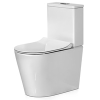 Cefito Toilet Suite Rimless Flush Back to Wall Soft Close Seat Wels Bathroom White