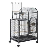 YES4PETS Large Bird Budgie Cage Parrot Aviary Carrier With Wheel