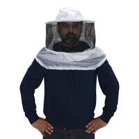 Beekeeping Bee Half Body Round Head Veil Protective Gear