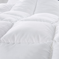 500GSM Soft Goose Feather Down Quilt Duvet  95% Feather 5% Down All-Seasons - King Single - White