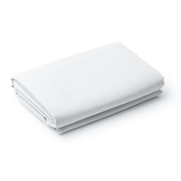 Royal Comfort 1200 Thread Count Fitted Sheet Cotton Blend Ultra Soft Bedding - Queen - White