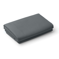 Royal Comfort 1000 Thread Count Fitted Sheet Cotton Blend Ultra Soft Bedding - King - Dark Grey