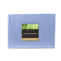 Royal Comfort 3000 Thread Count Bamboo Cooling Sheet Set - King - Light Blue