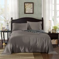 Royal Comfort 100% Natural Bamboo 1000 Thread Count Collection Sheet Set - Queen - Charcoal