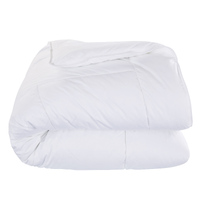 Royal Comfort 800GSM Quilt Down Alternative  Duvet Cotton Cover Hotel Grade - Super King - White