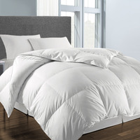 Royal Comfort 500GSM Wool Blend Quilt Premium Hotel Grade with 100% Cotton Cover - King - White