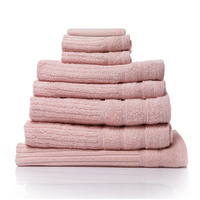 Royal Comfort Eden Egyptian Cotton 600GSM 8 Piece Luxury Bath Towels Set - Blush