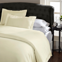 Royal Comfort King 1500TC Markle Collection Cotton Blend Quilt Cover Set King Ivory
