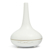 Essential Oil Diffuser Ultrasonic Humidifier Aromatherapy LED Light 200ML 3 Oils 15 x 15 x 20cm White
