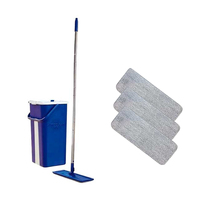 Starlyf Autoclean Cleaning Mop Set and 2 x Bonus Microfibre Pads Blue