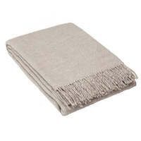 Cambridge Throw - 100% NZ Wool -  Silver