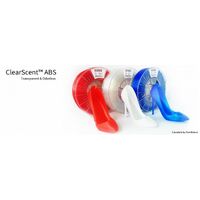 ABS 3D Printer FilamentClearScent ABS 2.85mm Transparent Red 750 gram