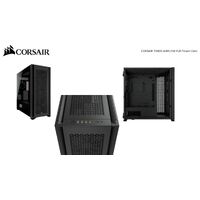 CORSAIR Obsidian 7000D AF Tempered Glass Mini-ITX, M-ATX, ATX, E-ATX Tower Case, USB 3.1 Type C, 10x 2.5\', 6x 3.5\' HDD. Black