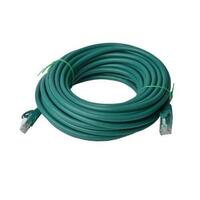 8WARE Cat6a UTP Ethernet Cable 15m Snagless Green