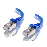 ASTROTEK CAT6A Shielded Ethernet Cable 50cm/0.5m Blue Color 10GbE RJ45 Network LAN Patch Lead S/FTP LSZH Cord 26AWG