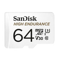 SANDISK 64GB High Endurance micro SDXC V30 u3 C10 UHS-1 100MB/s R 40MB/s W SD Adaptor Android Smartphone Action Camera Drones