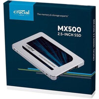 MICRON (CRUCIAL) MX500 500GB 2.5" SATA SSD - 3D TLC 560/510 MB/s 90/95K IOPS Acronis True Image Cloning Software 7mm w/9.5mm spacer