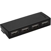 TARGUS 4-Port USB Hub Black - Compatible with PC and MAC
