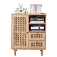 Natura Rattan Buffet Sideboard Storage Cabinet Hallway Table With Drawers