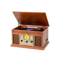 Vinyl, Bluetooth + CD Player in 1 Retro Music Centre All Music Formats