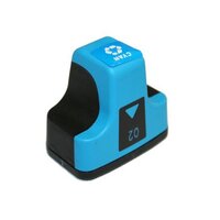 Compatible Premium Ink Cartridges 02  Cyan Ink Cartridge - for use in HP Printers