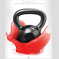Sardine Sport Kettlebells Red/Black (6kg, 8kg, 10kg&12kg ) Black