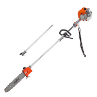 MTM 62CC Pole Chainsaw Saw Petrol Chain Tree Pruner Extended Extension Cutter