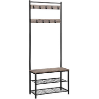 VASAGLE Coat Rack Stand 175cm Greige HSR41MB