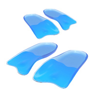 2X Pair Half Insoles Shoe Inserts M Size Gel Arch Support Foot Pad