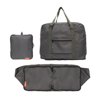 KOELE Khaki Shopper Bag Travel Duffle Bag Foldable Laptop Luggage KO-BOSTON