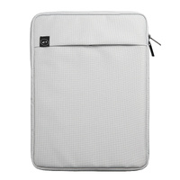 15 inch Laptop Sleeve Padded Travel Carry Case Bag L size LUKE GREY