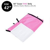 Cage Cover Enclosure for Wire Dog Cage Crate 42in PINK