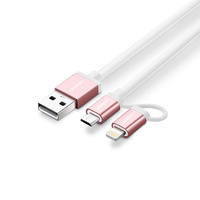UGREEN Micro-USB to USB Cable with MFI Certified iPhone Adapter 1M (30470)