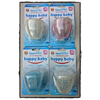 4 Pack -  Happy Baby Steam n Go Cherry Silicone Soother