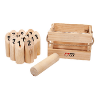 Number Toss Wooden Set Outdoor Games with Carry Case