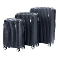 Delegate Suitcases Luggage Set 20" 24" 28"Carry On Trolley TSA Travel Bag