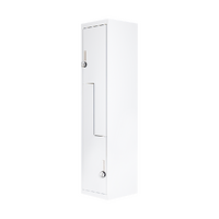 Grey Two-Door L-shaped Office Gym Shed Storage Lockers