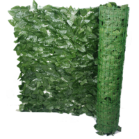Artificial UV Peach Leaf Roll 3m By 1m