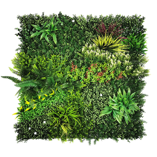 YES4HOMES 1 SQM Artificial Plant Wall Décor Grass Panels Vertical Garden Tile Fence 1X1M