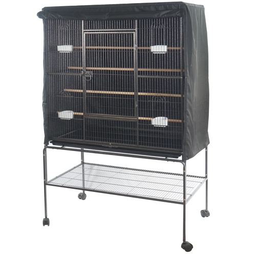 YES4PETS 158 cm Large Bird Cage Parrot Budgie Aviary With Stand & Cover